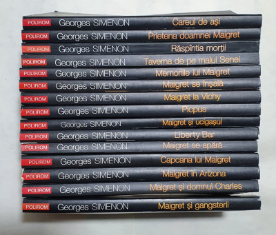 Georges SIMEONON - seria Maigret Lot 15 volume foto