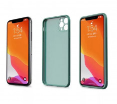 Husa de protectie pentru Iphone 11 ProMax, verde, cu protectie pentru camera foto