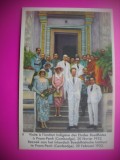 HOPCT 6422 VIZITA LA INSTITUTUL DE BUDISM CAMBODGIA 1932 -REGINA ASTRID-FAMILIA REGALA BELGIA-CROMO LITHO-CIOCOLATA COTE D&#039;OR, Necirculata, Printata