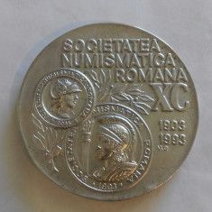 MEDALIE SOCIETATEA NUMISMATICA ROMANA 1903-1993