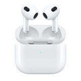 Cumpara ieftin Casti True Wireless Apple AirPods Gen 3 (2022), Carcasa incarcare Lightning, Bluetooth, Alb