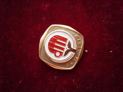 1972 Insigna Primul campionat asiatic de tenis de masa foto