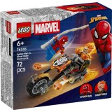 LEGO&reg; Super Heroes - Omul Paianjen vs Calaretul fantoma pe motocicleta (76335)