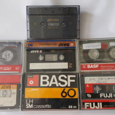 CASETA AUDIO BASF , FUJI , MAXELL , LOT 7 BUCATI .