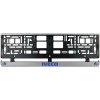Set 2 bucati, suport numar inmatriculare argintiu Iveco IV, Autohelix MSA