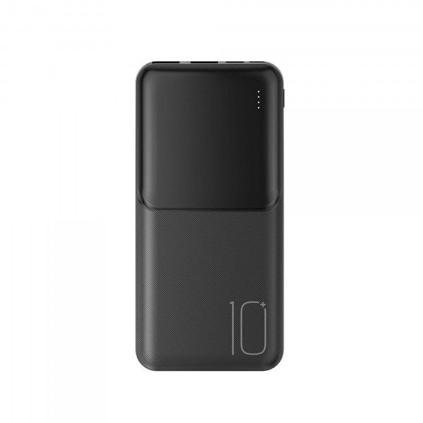 Baterie Externa XO Design PR251, 10000mAh, 10.5W, 2 x USB-A, Neagra