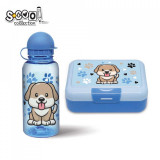 Set: sticla apa + cutie sandwich, Dog - S-COOL, S-COOL / OFFISHOP