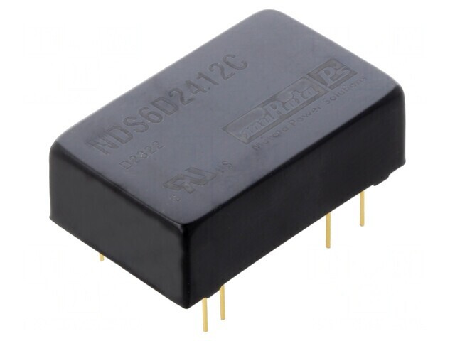 Convertor DC/DC 18-36V la 12V DIP THT NDS6D2412C
