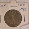 Cehoslovacia, Czechoslovakia, 50 Korun 1948, KM#25, argint, comemorativa, buna