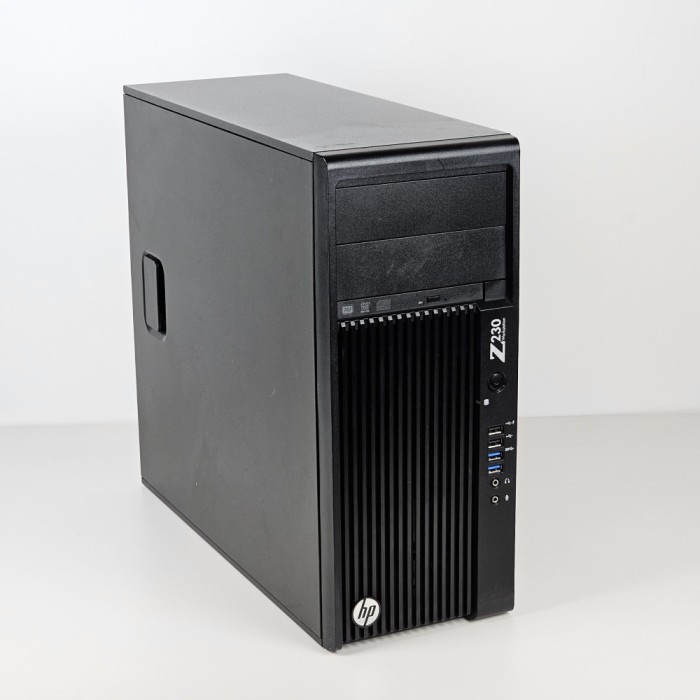 Sistem Tower Second Hand Unitate PC Refurbished, HP Z240 TOWER WORKSTATION TOWER, Procesor XEON E3 1225 V5, Memorie RAM 16 GB, SSD 256 GB NOU, Windows