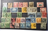 Statele Unite ale Americii, SUA (USA) - Lot 36 timbre uzuale stampilate - Anii 1880 -1925 (T258)