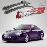Cumpara ieftin Ștergătoare Porsche 911 Carrera 4S 996 2003-2005 | Set Față Flat &ndash; TeamCar&reg;