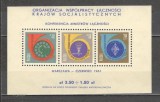 Polonia.1961 Conferinta Ministerelor PTT-Bl. MP.40