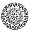 Sticker decorativ, Mandala, Negru, 60 cm, 7269ST-2