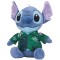 Jucarie din plus Stitch Hawaii cu camasa verde, Lilo Stitch, 28 cm