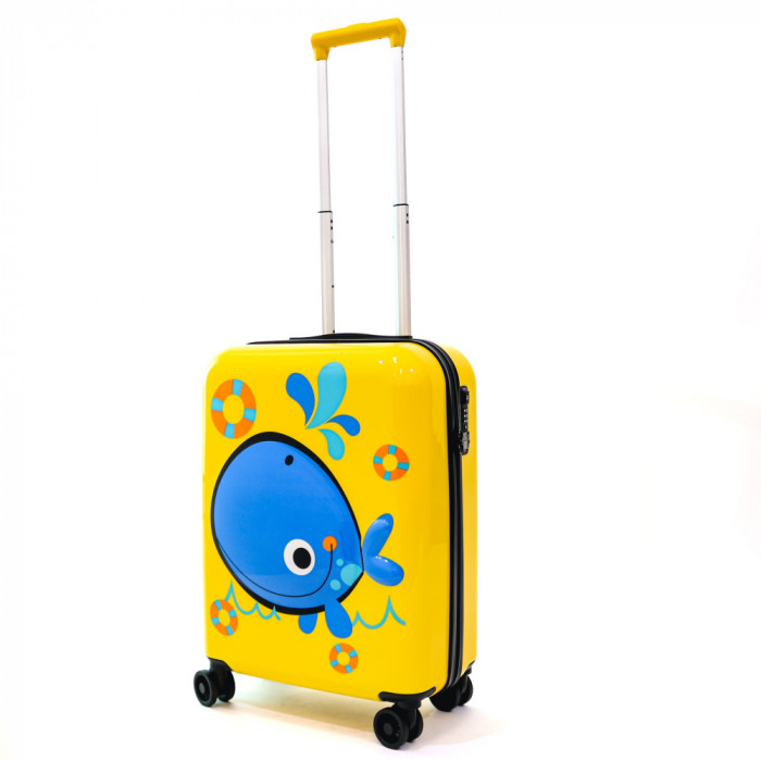 Troler Blue Whale Galben 55X40X24 CM ComfortTravel Luggage