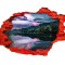 Autocolant decorativ, Gaura in perete, Natura si peisaje, Multicolor, 85 cm, 2867ST-2