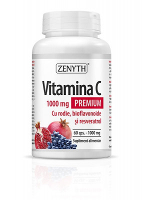 VIT.C PREMIUM 1000MG RODIE&amp;amp;BIOF&amp;amp;RESVERATROL 60CPS foto