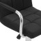 Scaun de bar, negru, material textil - 5