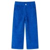 Pantaloni pentru copii, velur, albastru cobalt 140 GartenMobel Dekor, vidaXL