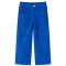 Pantaloni pentru copii, velur, albastru cobalt 92