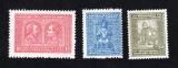 Iugoslavia 1929 - Mileniul Croatiei, serie nestampilata cu sarniere