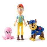 PATRULA CATELUSILOR SET 3 FIGURINE CHASE SI CAPITANUL TURBOT