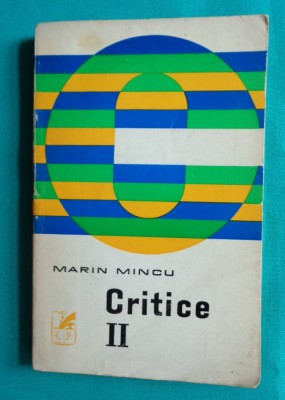 Marin Mincu &amp;ndash; Critice 2 ( despre Blaga Marin Preda etc ) foto