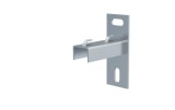 Consola 84x120mm NPZM50 electro-galvanizata suport pentru prindere canal cablu din sarma mesh 50mm, sustinere maxim 90 kg