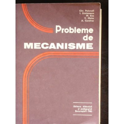 PROBLEME DE MECANISME foto