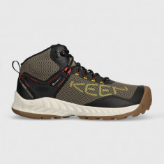 Keen pantofi Nxis Evo Mid barbati, culoarea verde