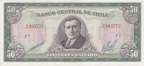 Bancnota Chile 50 Escudos (1973) - P140b UNC