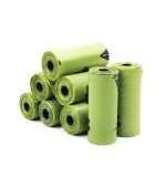 Cumpara ieftin Set 120 saci igienici pentru caini MCT-PS108, 100% biodegradabili, Verde, 22 x 33 cm