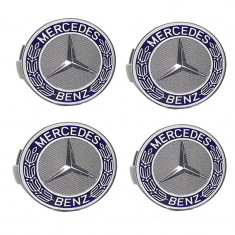 Set 4 capacele roti 75mm, pentru jante aliaj Mercedes