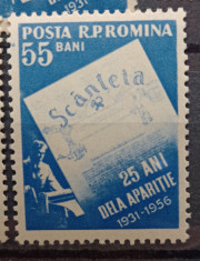 Ziarul Scanteia - 415 / 1956 - serie MNH foto