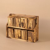 Set recipiente condimente Venetia din lemn de măslin