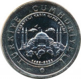 Turcia 1 Lira 2020 - (Grand Hagia Sophia Mosque) 26.15 mm, CL16, KM-New UNC !!!