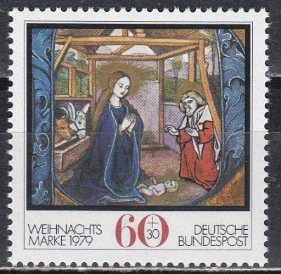 Germania 1979 - Crăciun, MNH foto