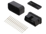Carcasă OBD ABS Neagră 48,3x18x24,7mm