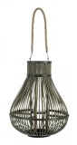 Cumpara ieftin Felinar suspendabil bambus verde Belem &Oslash; 34 cm x 41 h