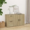 VidaXL Servantă, stejar sonoma, 100x33x59,5 cm, lemn compozit