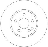 Disc frana fata- PS TRW DF4373