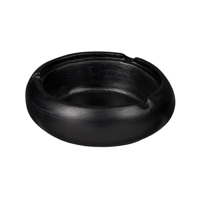 Scrumiera rotunda din ciment, Negru, 11.5 cm, ATU-086987 foto