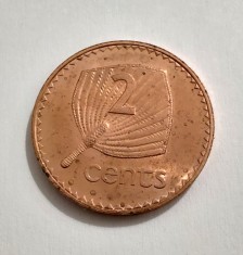 Fiji - 2 Cents 1992 foto