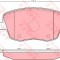 Set placute frana,frana disc SKODA FABIA I Limuzina (6Y3) (1999 - 2007) TRW GDB1414