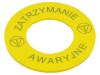 Tăbliţă descriptivă Siemens galbenă 45mm pentru &icirc;ntrerupătoare și panouri - Cod 3SU1900-0BA31-0ND0