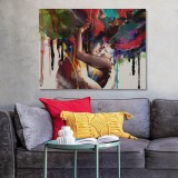 Cumpara ieftin Tablou Canvas KNV4502_5070, Multicolor, 50x70 cm