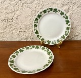 2 FARFURII DIN PORTELAN HUTSCHENREUTHER- SERIA MARIA THERESIA- WEINLAUB D19,5CM