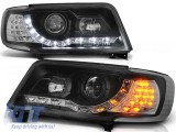 Set de faruri de tuning cu lumini LED potrivit pentru Audi 100 C4 12.1990-06.1994, stanga si dreapta Performance AutoTuning