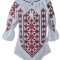 Bluza tip ie dama B23 alb aprins/rosu capsuna , marimea XL